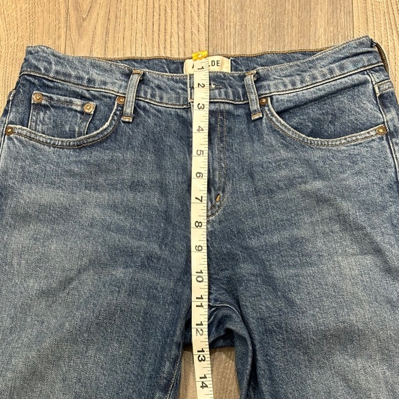 COPY - Agolde Women’s Sz 28 Jeans Mid Rise Straight Toni Cropped Ankle Pockets … - Picture 4 of 16